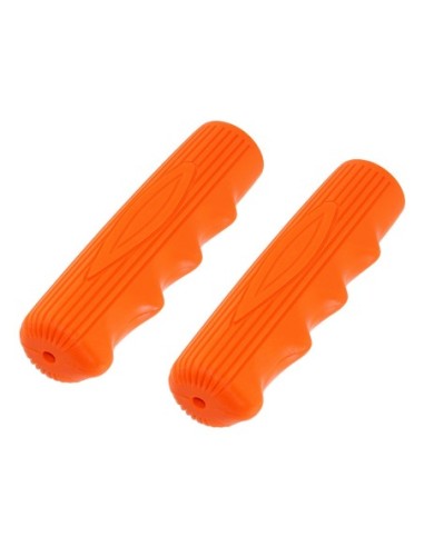 Grips 7/8 long 115mm Kraton Rubber 212 Orange.